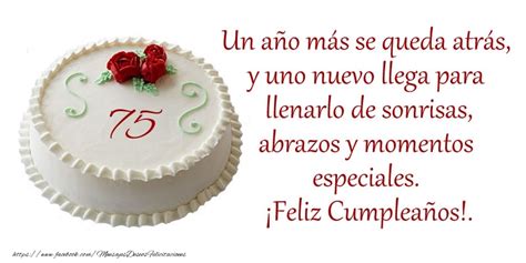 Feliz Cumpleaños 75 Años