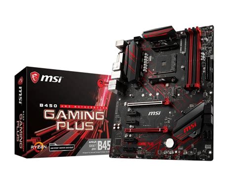 Msi B450 Gaming Plus Amd B450 Ryzen Socket Am4 Atx Desktop Motherboard Wootware