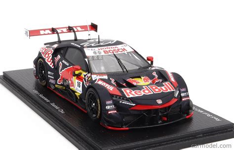 SPARK MODEL SGT025 Echelle 1 43 HONDA NSX GT TEAM RED BULL MUGEN N 16