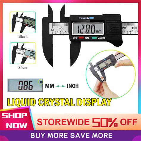 LCD Digital Electronic Vernier Caliper Carbon Fiber Caliper Gauge