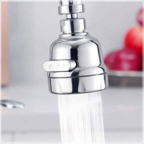 Faucet Sprayer Attachment Flexible Tap Extension Aerator 360 Degree ABS