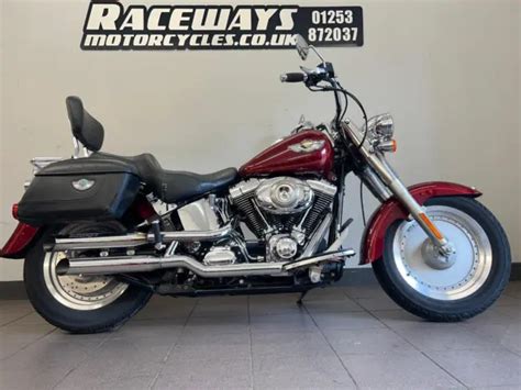 Harley Davidson Softail Flstf Fat Boy Rot Meilen