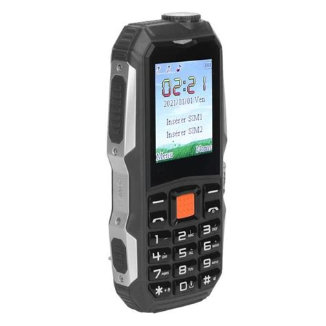 Téléphone portable débloqué double SIM OMABETA Q1 2G Prise américaine