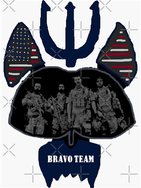 Seal Team Patriotic Bravo Team Sticker For Sale By Coffeecountyjim