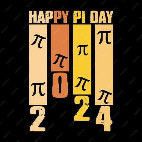 Premium Vector Happy Pi Day 2024 T Shirt Design Vector Pi Day Vector