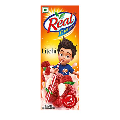 Buy Real Juice Fruit Power Litchi Ml Online At Best Price Of Rs