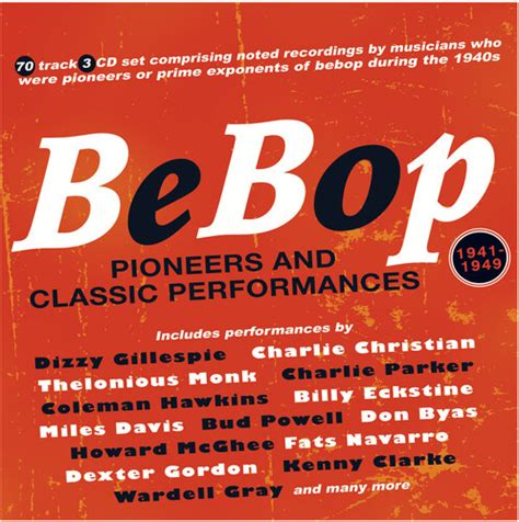 Various Artists – Bebop Pioneers And Classic Performances (3 CD Set ...