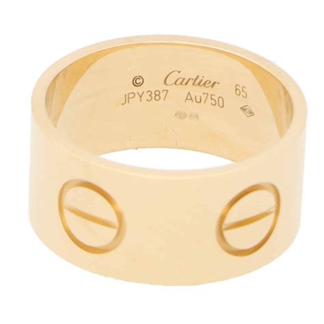 Vintage Cartier Wide Love Ring in Yellow Gold at Susannah Lovis Jewellers