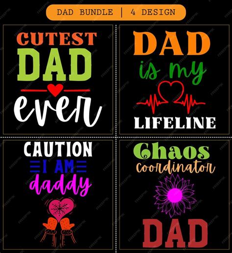 Premium Vector | Dad svg bundle dad svg file dad svg cricut dad typography vector design