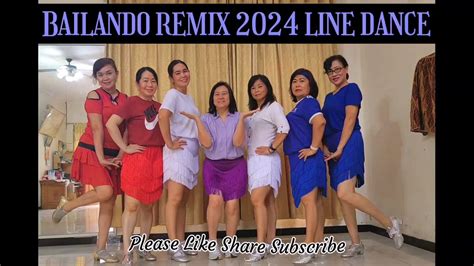 Bailando Remix 2024 Line Dance Choreo Meta Btm Ina And Denny Jay