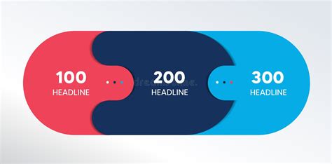 Diagrama De Esquema De 3 Elementos Três Círculos Ligados Modelo