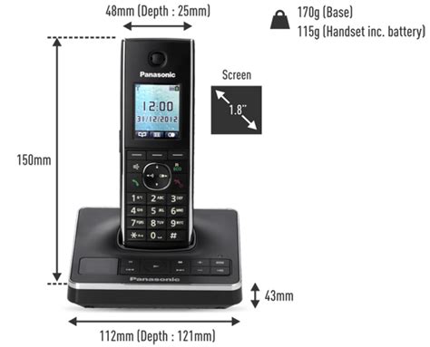 Kx Tg Eb Telephones With Answering Machine Panasonic