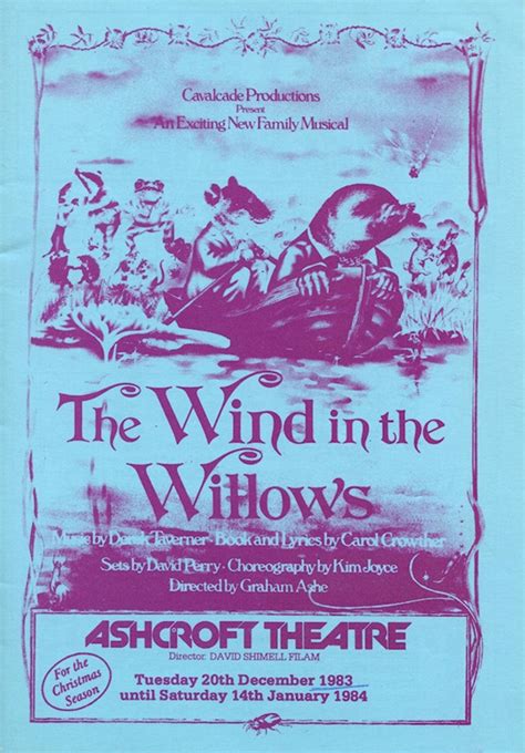 The Wind In The Willows Programme Theatre Dec 1983 198312ma Ehive