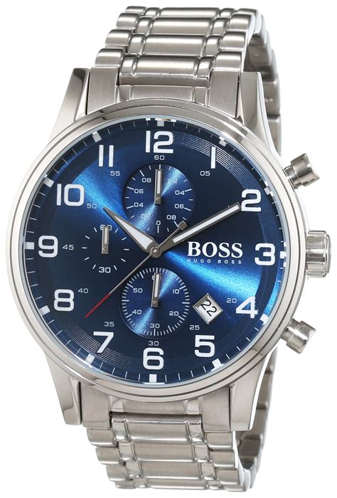 I I Hugo Boss Herren Armbanduhr Chronograph Quarz Edelstahl