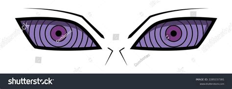 Rinnegan Eyes Icon Vector Illustration Stock Vector (Royalty Free ...