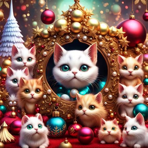 Christmas Cats Ai Generated Artwork Nightcafe Creator