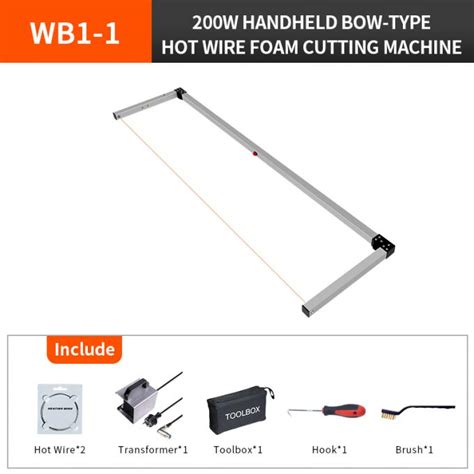 300mm 200W Bow Hot Wire Foam Cutter Industrial 1370mm Handheld