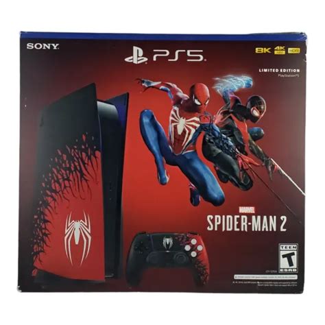 SONY PLAYSTATION 5 Disc Marvels Spider Man 2 Limited Edition Console