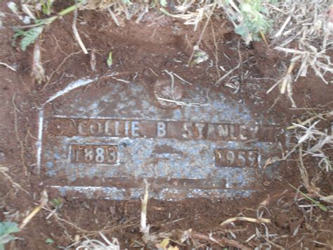 Collie Edmonia Burnett Stanley 1883 1959 Find A Grave Memorial