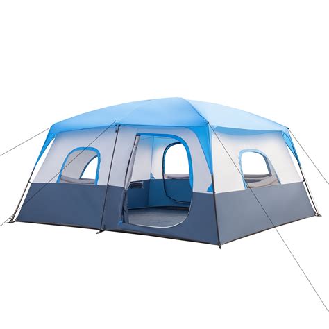 IVV Extra Large Tent 14 Person, Family Cabin Tents, 2 Rooms, Waterproof ...