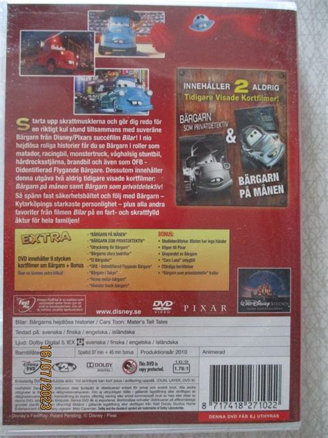 Dvd Disney Pixar Bilar B Rgarnd Hejdl Sa Hi K P P Tradera