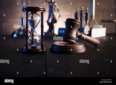 Law And Justice Concept Gavel Of The Jugde And Scale Of Justice Stock