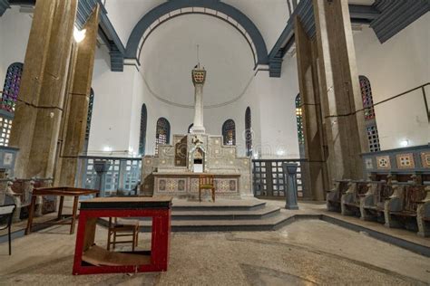 Interior Of Cathedral Sacre Cour Oran Or Sacred Heart Cathedral Roman Catholic Church At Place