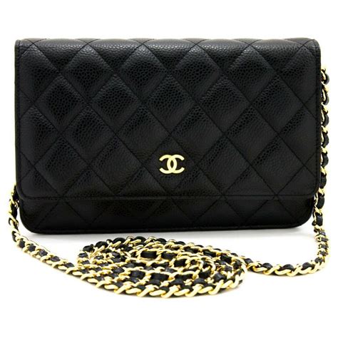 Pochette Chanel Port Paule Cuir Noir Ref Joli Closet