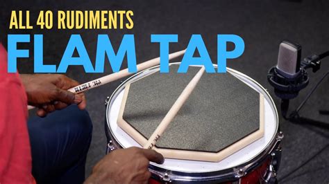 How To Play Flam Tap Drum Rudiment Lesson YouTube