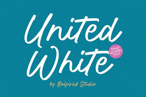 United White Font By Balpirick Studio Thehungryjpeg