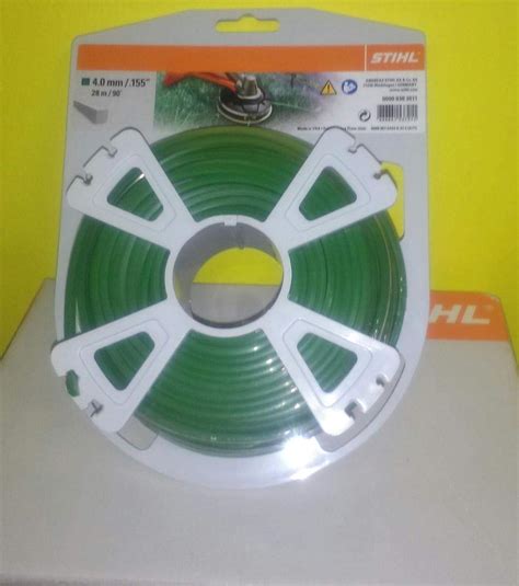 Stihl Filo Decespugliatore 4 Mm Quadrato 28 Mt Verde Amazon It