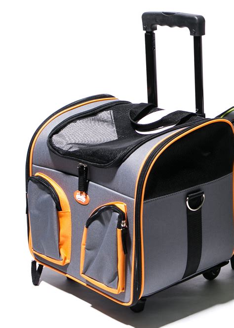 Pawise Soft Pet Travel Carrier with Wheels - Dog-Beds & Houses-Carriers ...