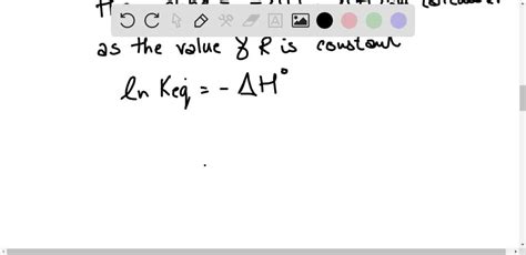 Solvedrelationship Between Gibbs Energy And The Equilibrium Constant The Standard Gibbs Energy