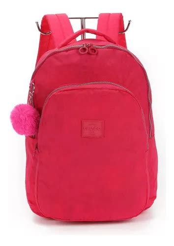 Mochila De Costas Escolar Crinkle Pink Up You X X Cm Mercadolivre