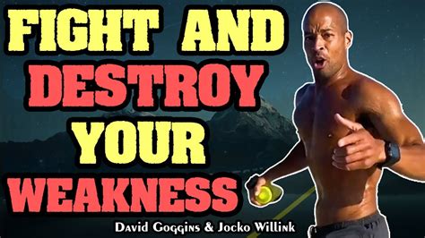 Fight And Destroy Your Weakness New David Goggins And Jocko Willink