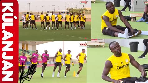 Football Sénégal Soudan du Sud Première Scèance dentraînement des