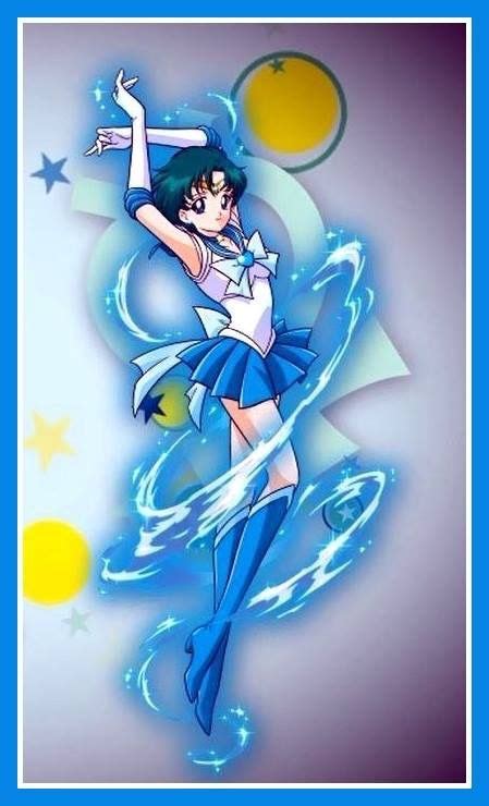 Silver Moon Crystal Power Kiss Sailor Moon Manga Sailor Mercury