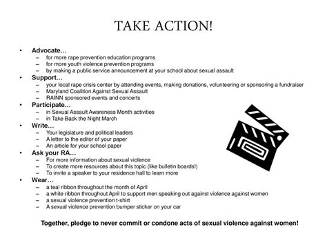 101 Things You Can Do To Prevent Sexual Assault Ppt Download