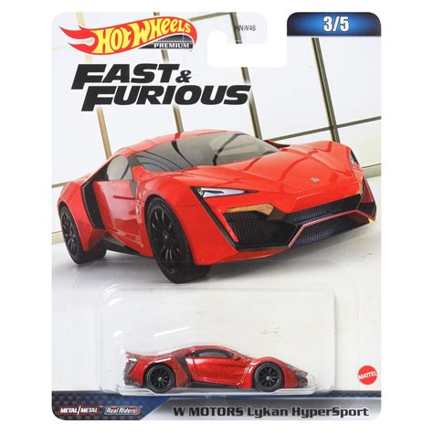 Hot Wheels Fast And Furious Mix Vehicles Case Of