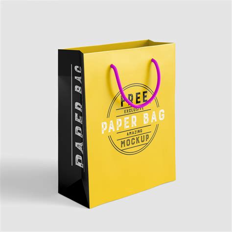 Free Paper Bag Mockup — Free Mockup World