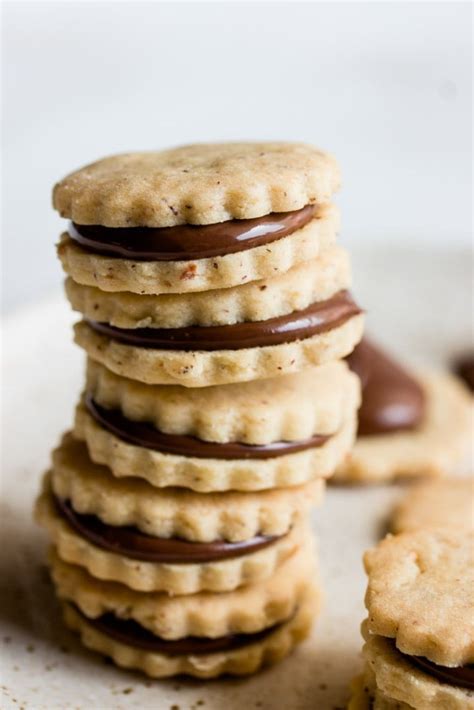 Melt In Your Mouth Nutella Sandwich Cookies