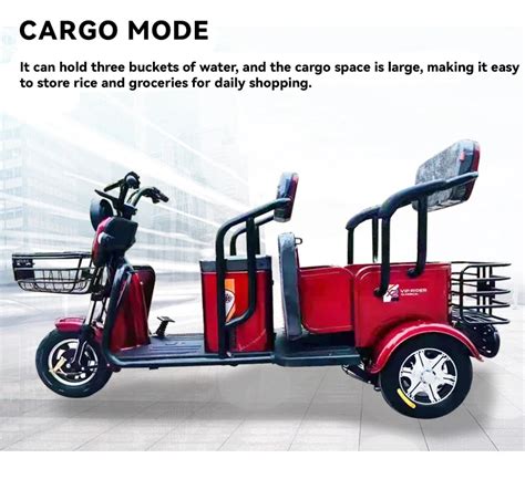 Cheap E Trikes 3 Wheel Cargo Electric Tricycles Motorcycle Three Wheel