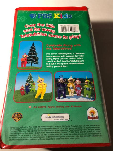 Teletubbies Merry Christmas Teletubbies 1999 VHS 2 Tape Set