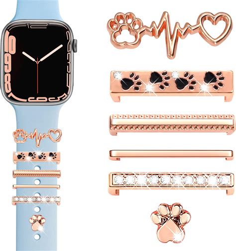 Amazon Jr Dm Pieces Rose Gold Watch Band Charms With Pcs