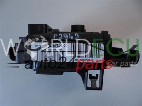 COMFORT CONTROL MODULE BSI BSM CITROEN PEUGEOT S118983006K 9657718780