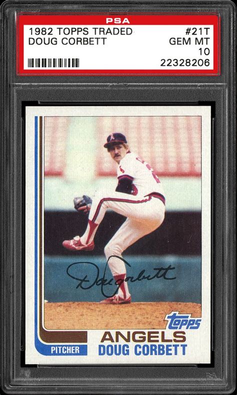 1982 Topps Traded Doug Corbett Psa Cardfacts®