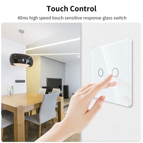 Bingoelec Eu 1 2 3 4 Gang Tuya Smart Switch Light Alexa Voice Control