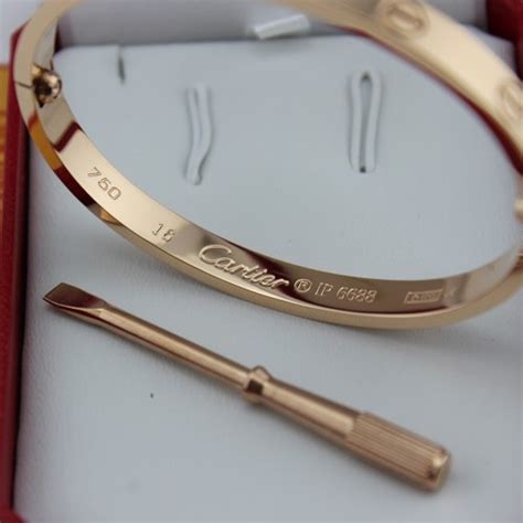 Replica Cartier Love Bracelet Pink Gold with Screwdriver