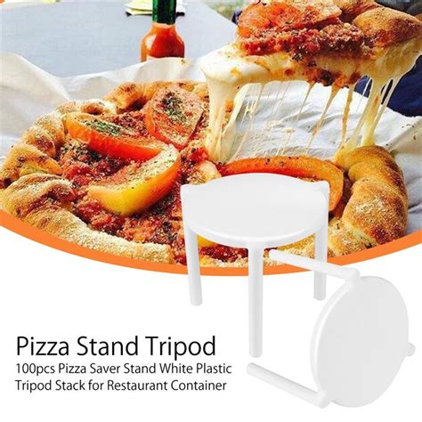 Soporte Para Ahorro De Pizza Soporte De Tr Pode Pl Stico Blanco Para