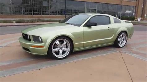 2005 Green Ford Mustang Gt Walkaround Youtube